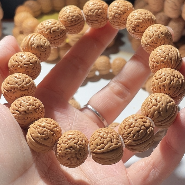 吊坠桃核桃核手串野生73