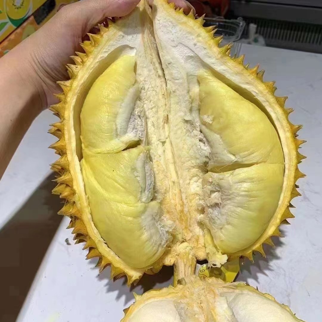 泰国金枕头树熟榴莲  鲜榴莲  重量斤  核小金枕泰国