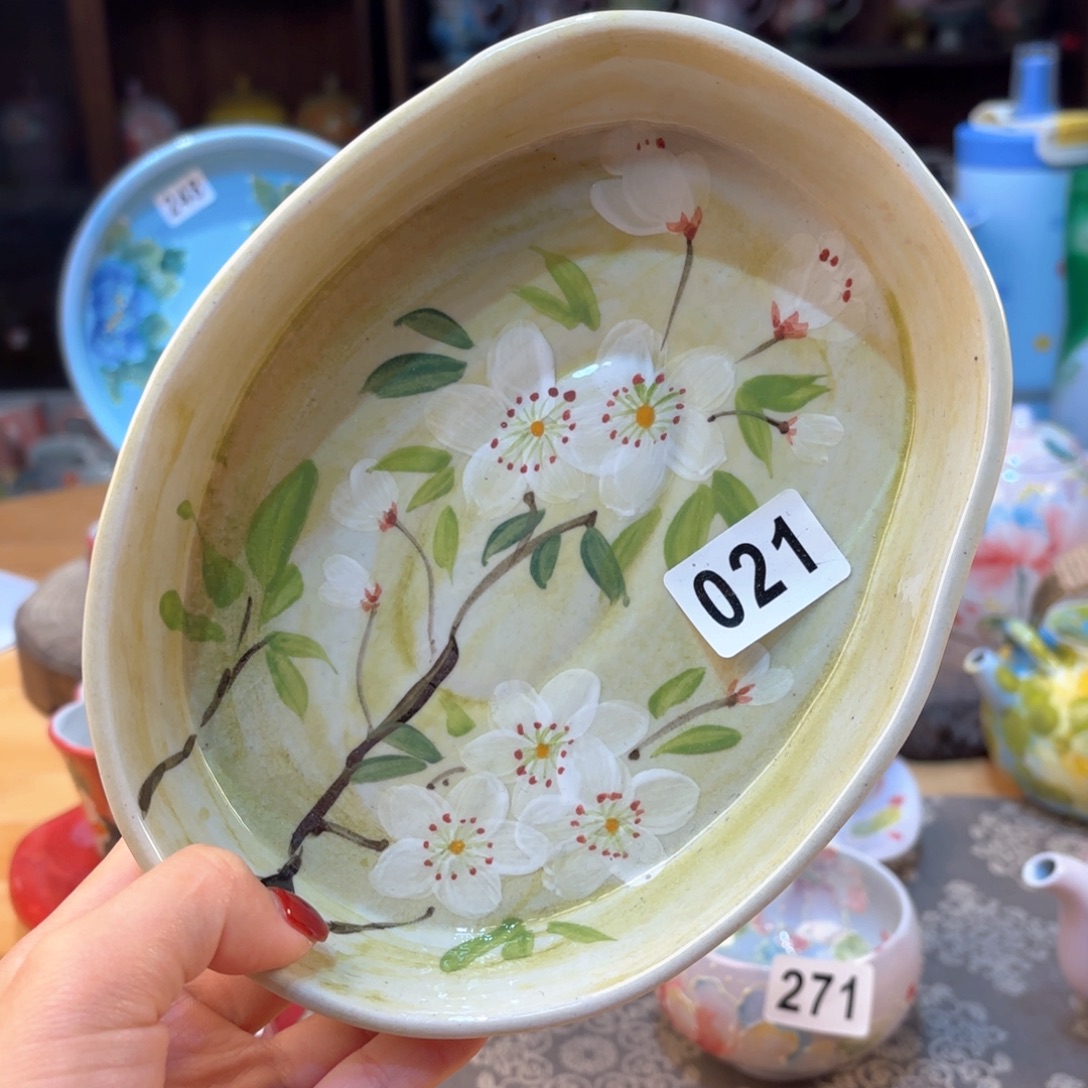 景德镇手绘高温釉下彩陶瓷茶具