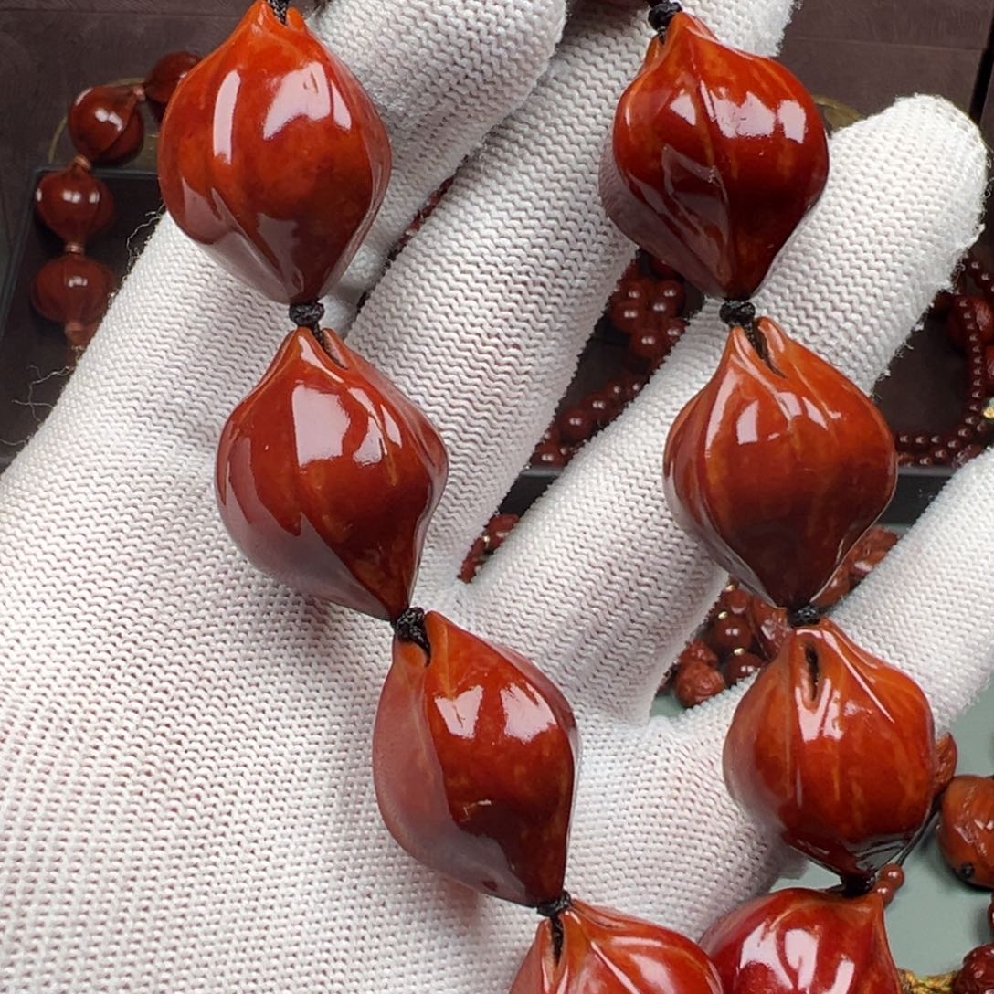 橄榄核吊坠21素核