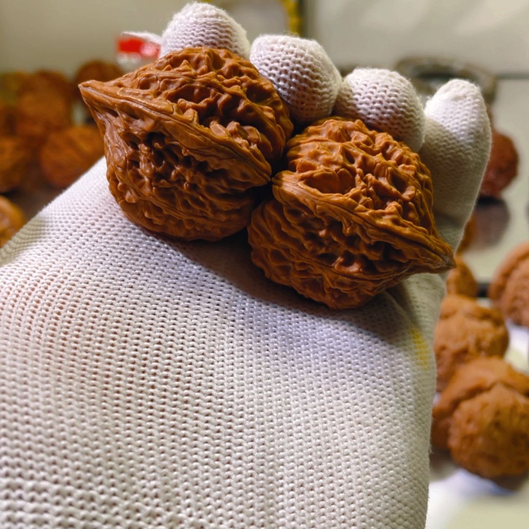 文玩核桃把件给***名一支尖剐蹭，没有其他问题不退