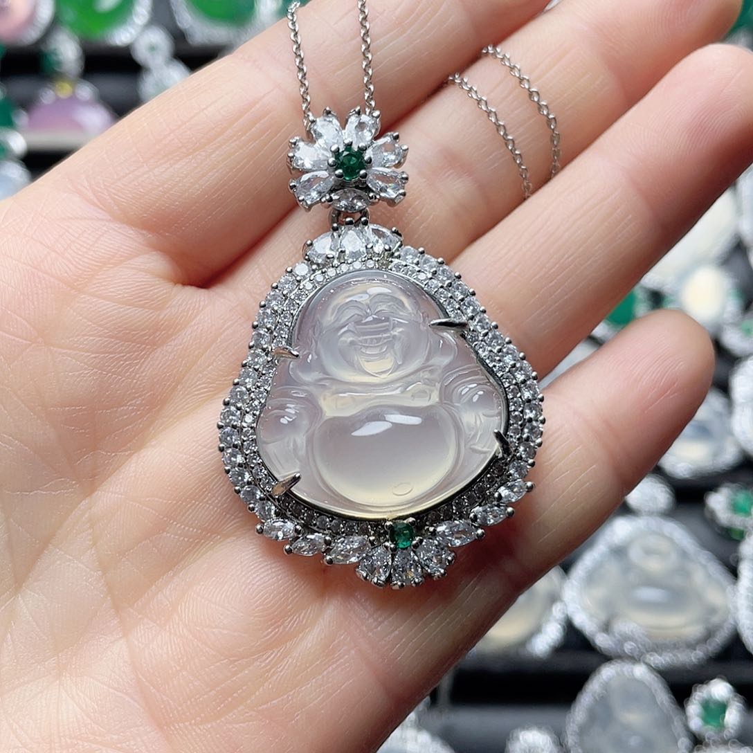 玛瑙/玉髓挂件合金