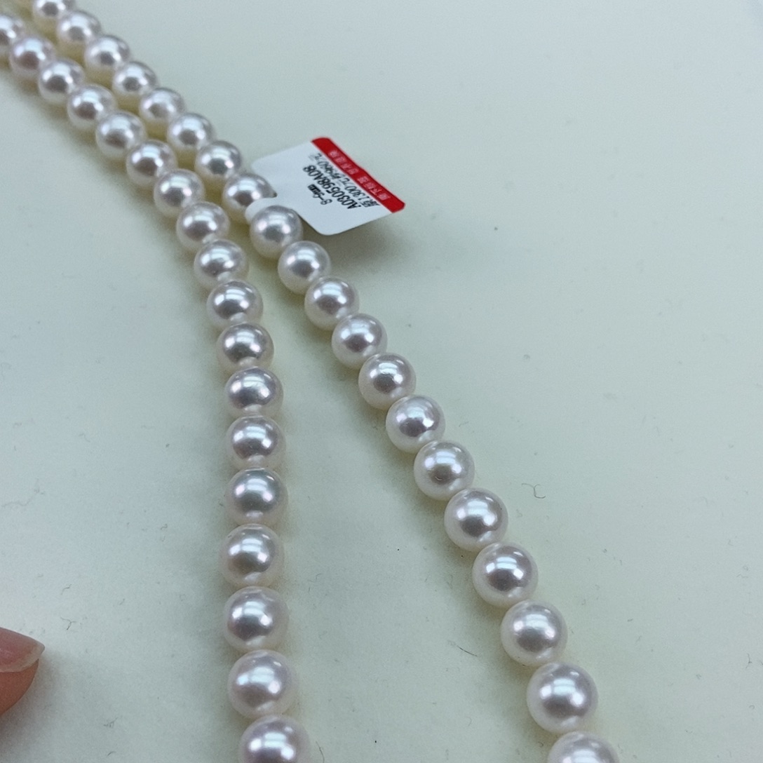 淡水珍珠8/9冷光正圆银S925镶嵌