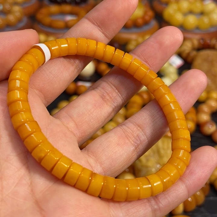 琥珀手链未镶嵌蜜蜡