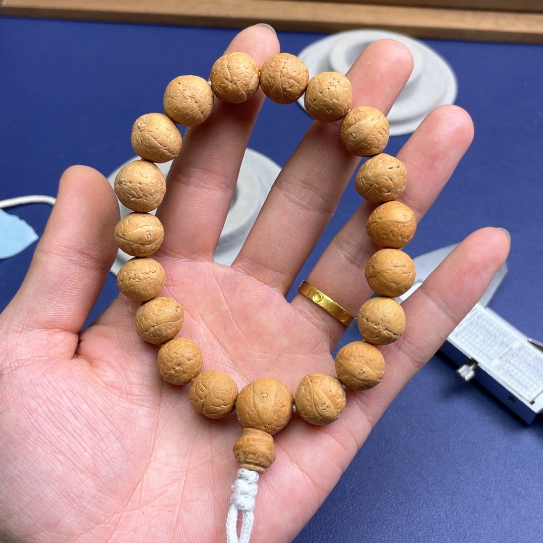 凤眼菩提手串13-14左右尺寸k04凤眼菩提D36同树