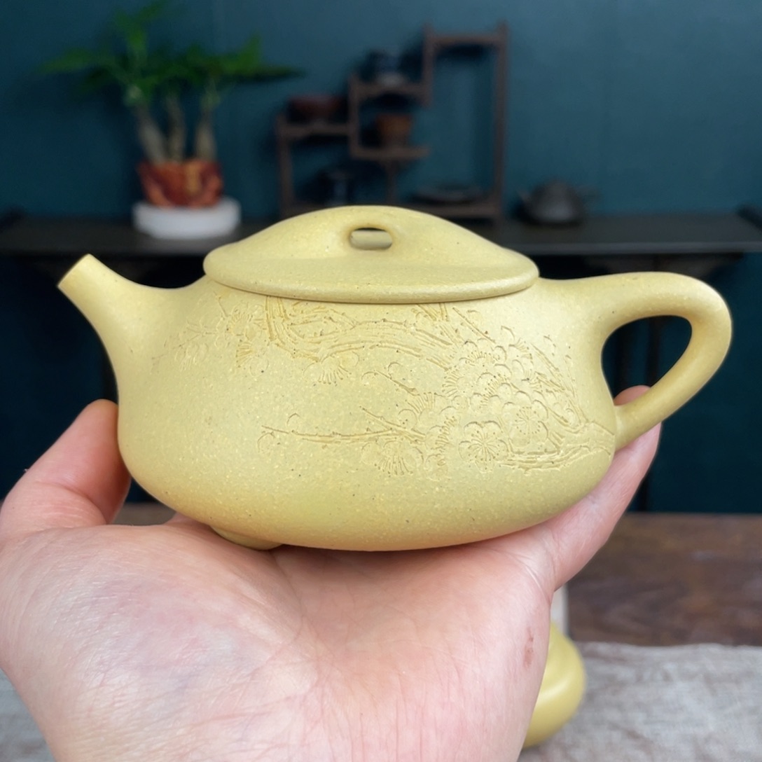 本山绿泥茶壶宜兴紫砂