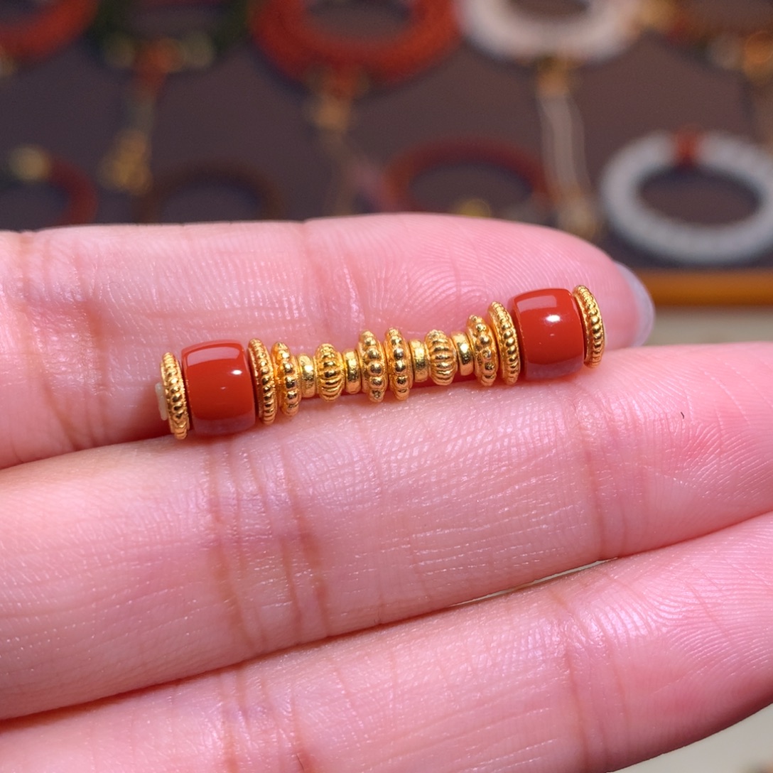 南红玛瑙未镶嵌颈饰