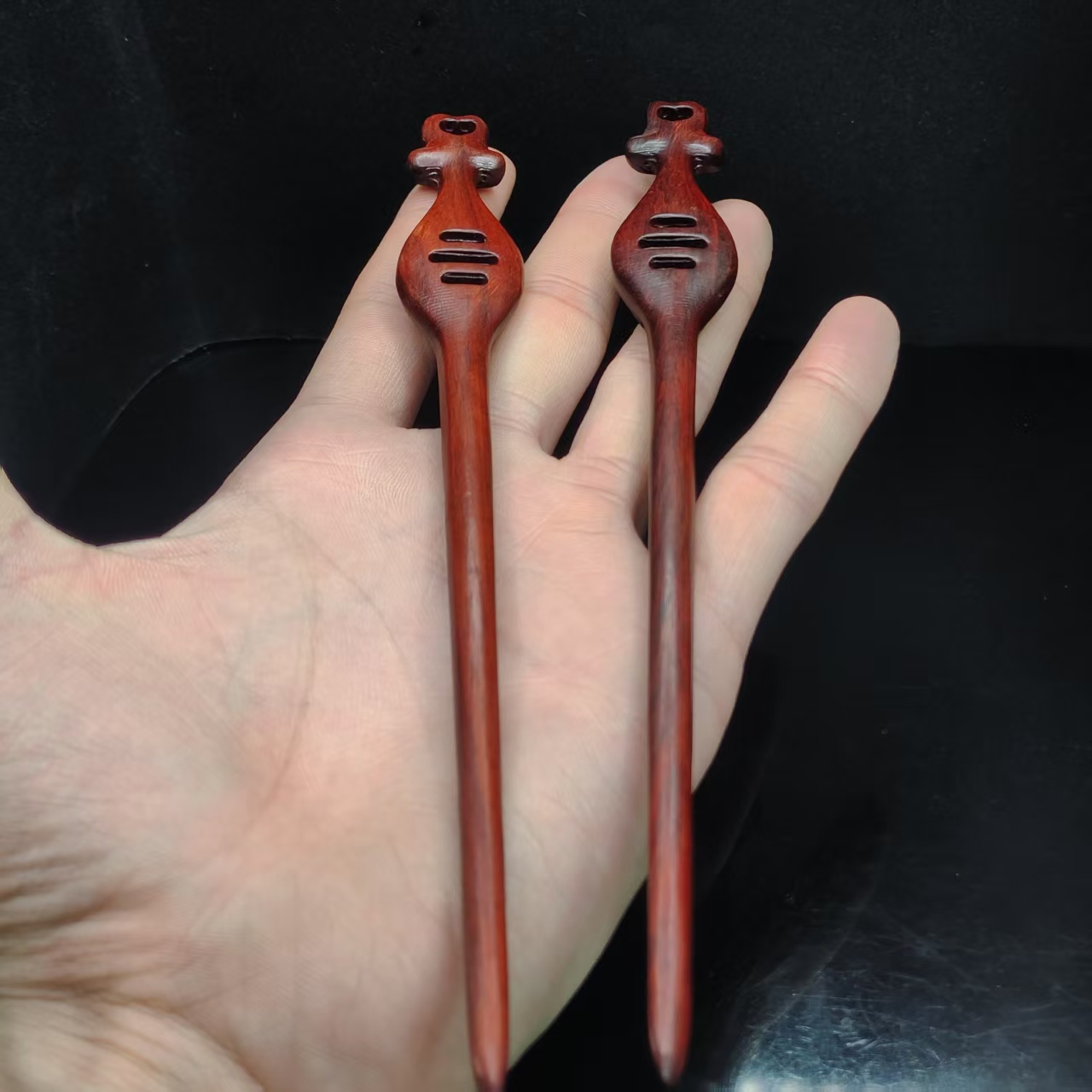 【龙龙严选】紫檀木发簪Y42【多样性发其一】