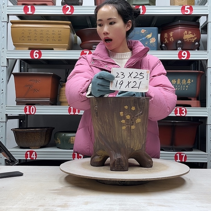 紫砂花盆紫砂花盆