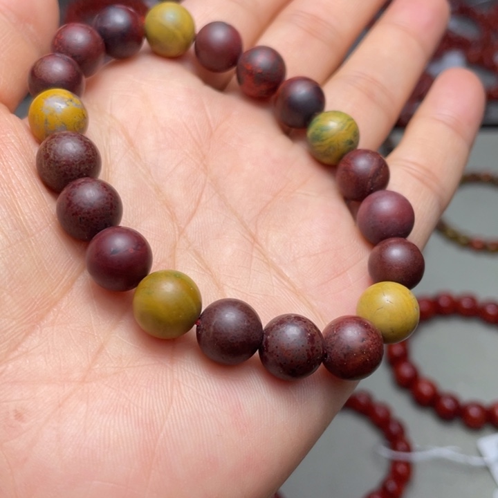 玛瑙/玉髓手串10多样性发1未镶嵌