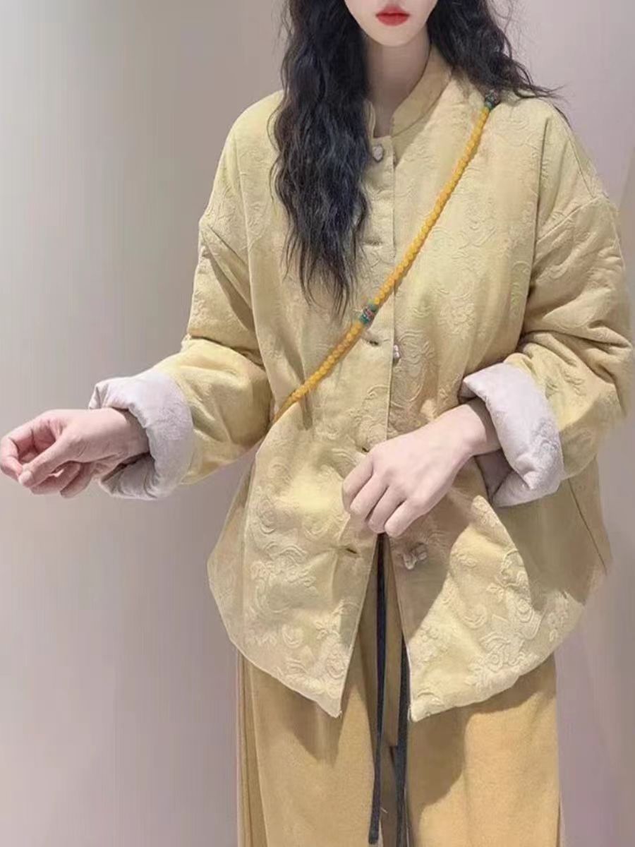 ｜001-199｜过款方式新品韩版休闲宽松轻薄短款棉袄上衣外套