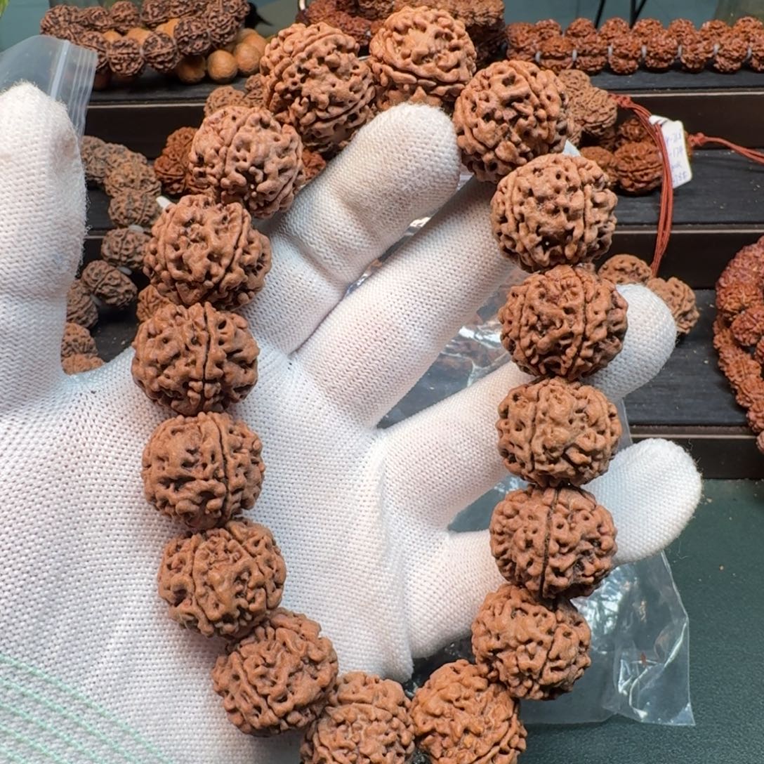 手串金刚菩提21荔枝纹五瓣