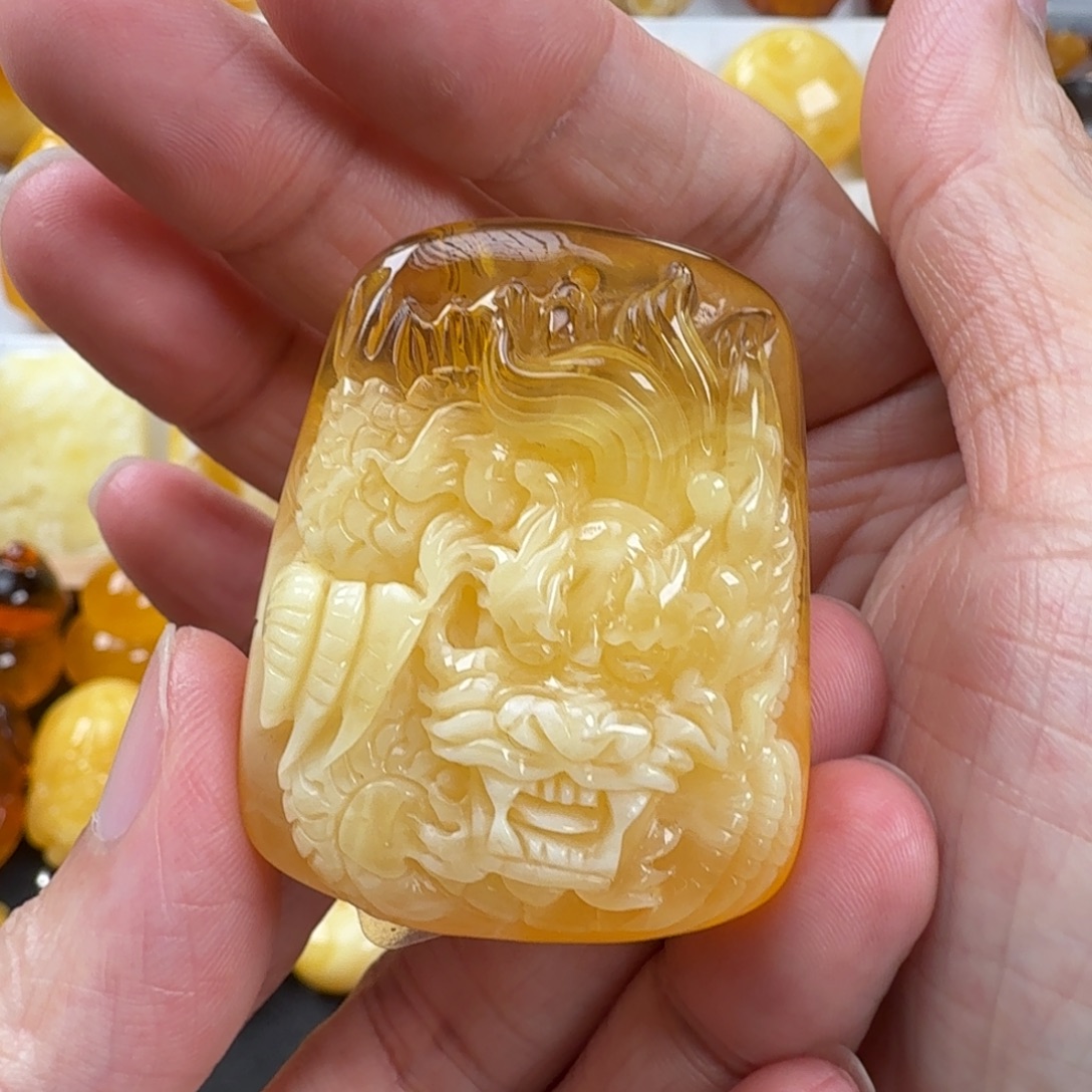 蜜蜡颈饰未镶嵌蜜蜡