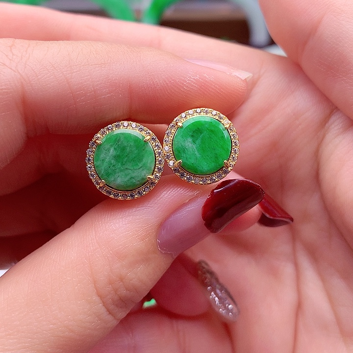 翡翠颈饰银S925镶嵌翡翠