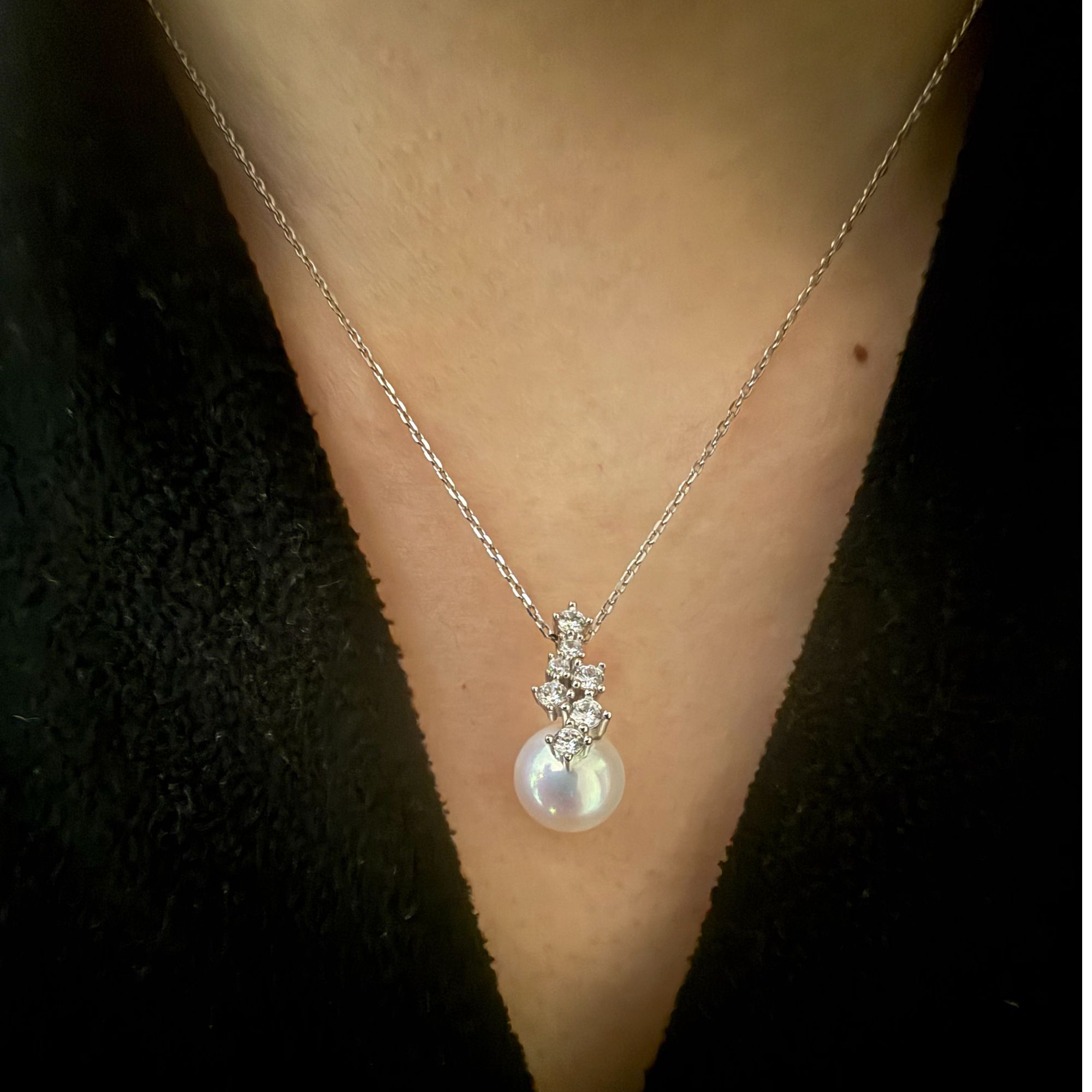 礼兰珠宝【锦礼】S925银淡水珍珠吊坠10-11mm