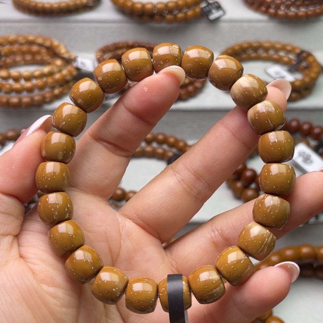 手串紫金鼠紫金鼠实心直切花皮10.5