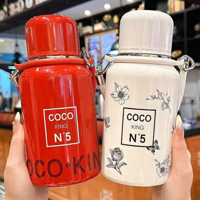 保温壶新款316L不锈钢水杯耐高温大容量户外提手壶高颜值暖水瓶女