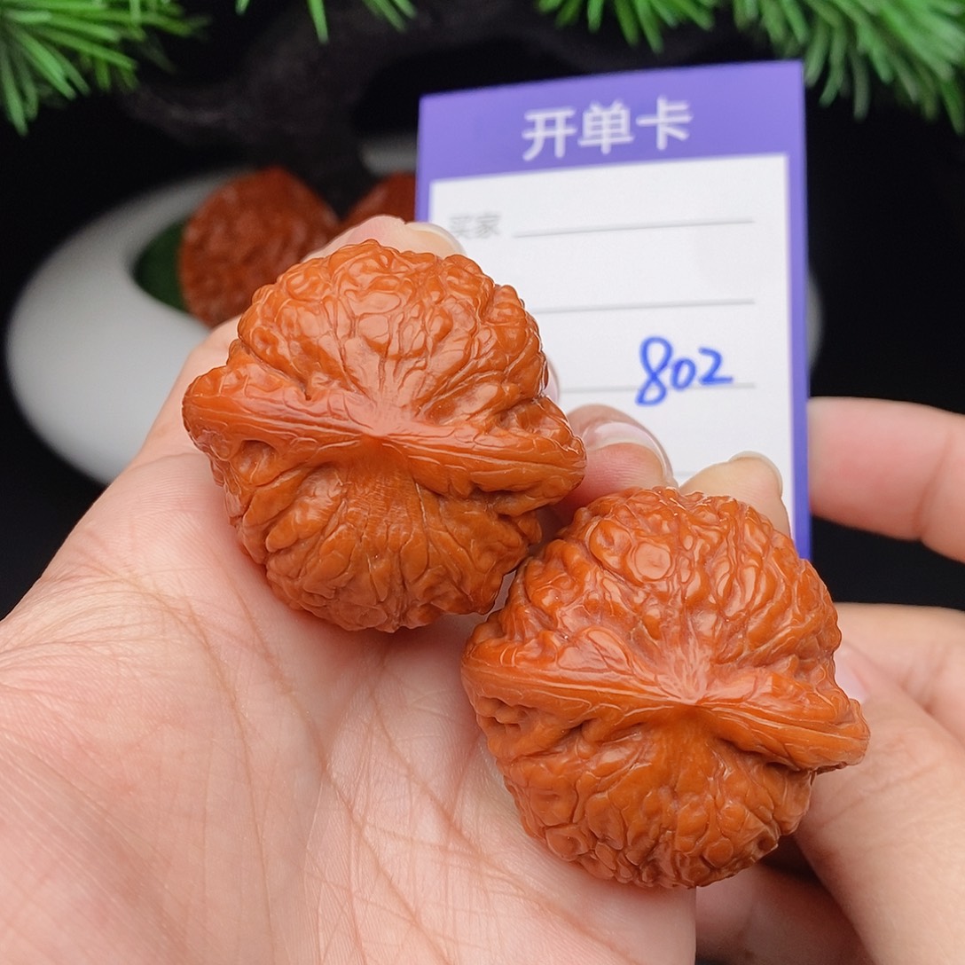 王***子文玩核桃把件39乾隆磨802