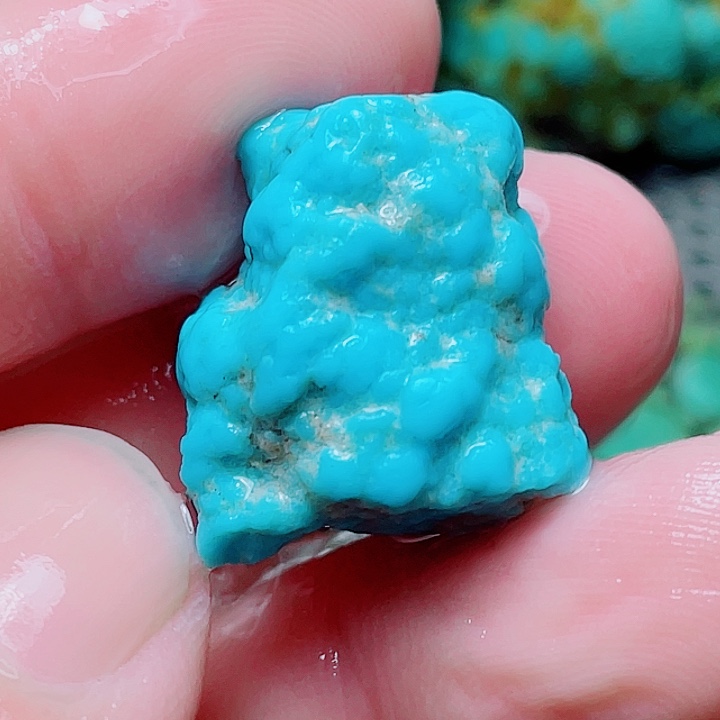 绿松石未镶嵌挂件