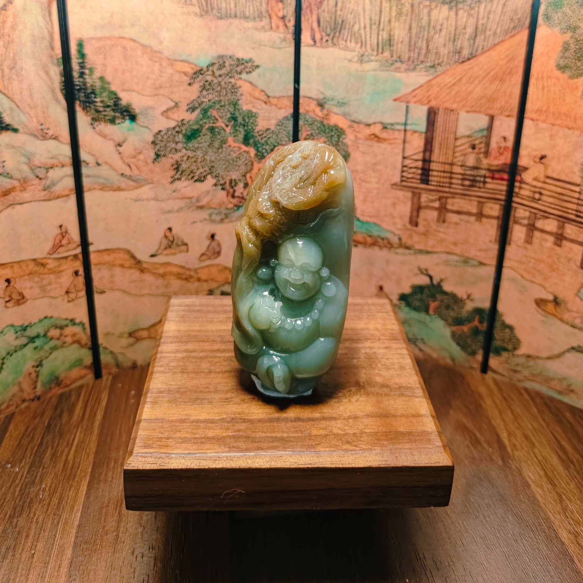 R和田玉龙佛手把1379