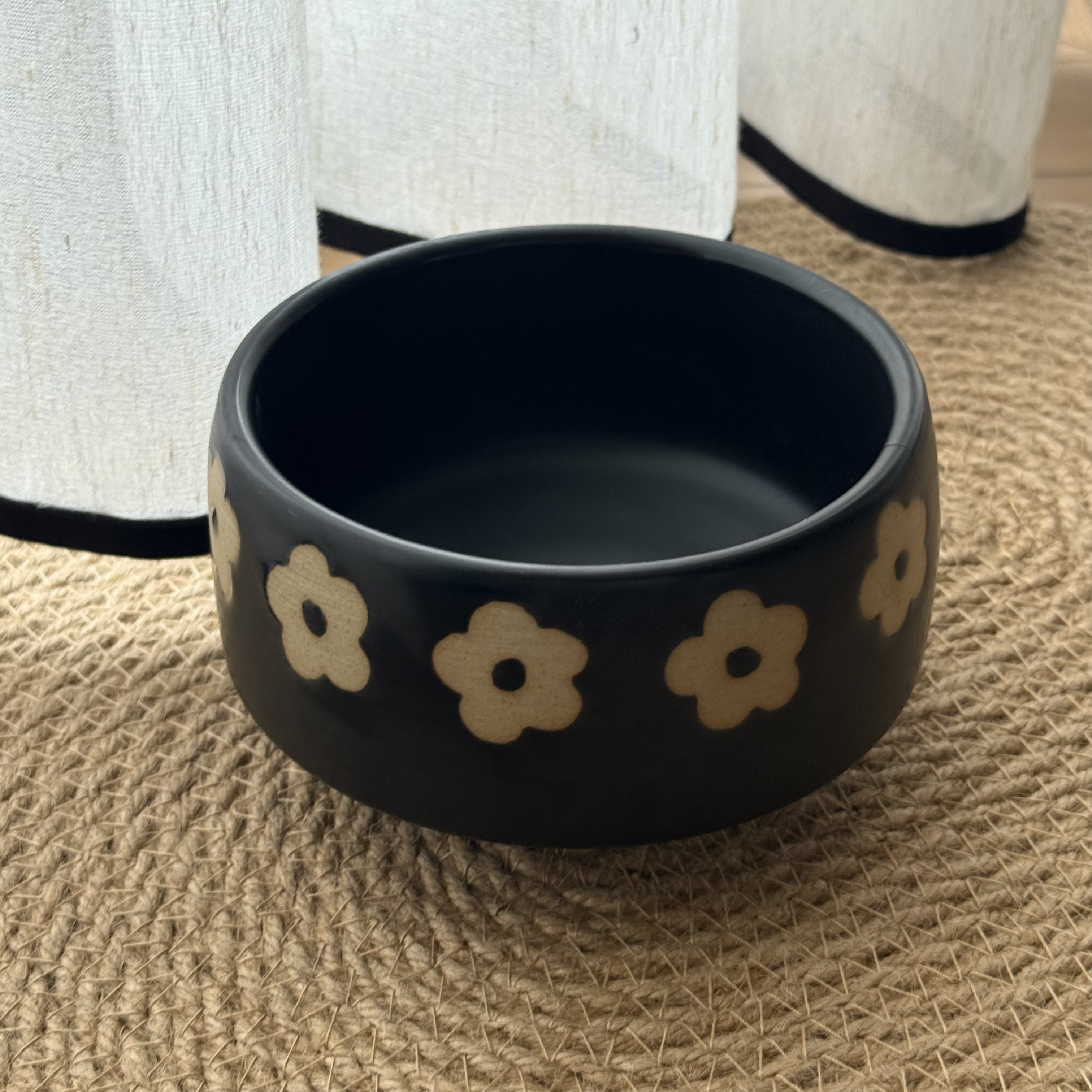 墨花啵啵碗沙拉碗酸奶碗刻画手作釉下彩复古5英寸钵钵碗2