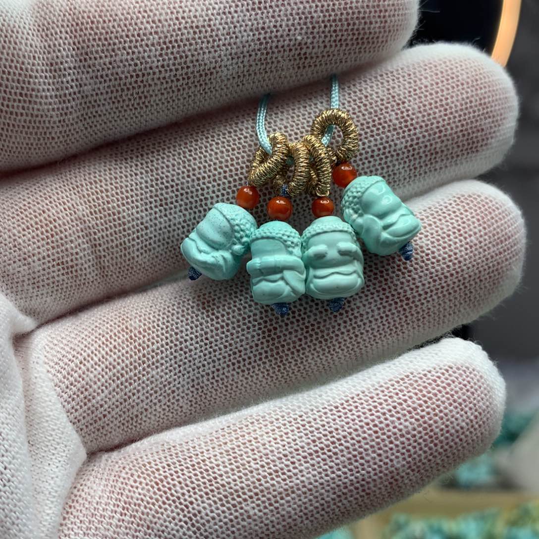 绿松石挂件未镶嵌