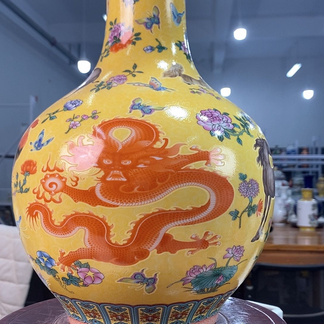 摆件景德镇陶瓷花瓶摆件