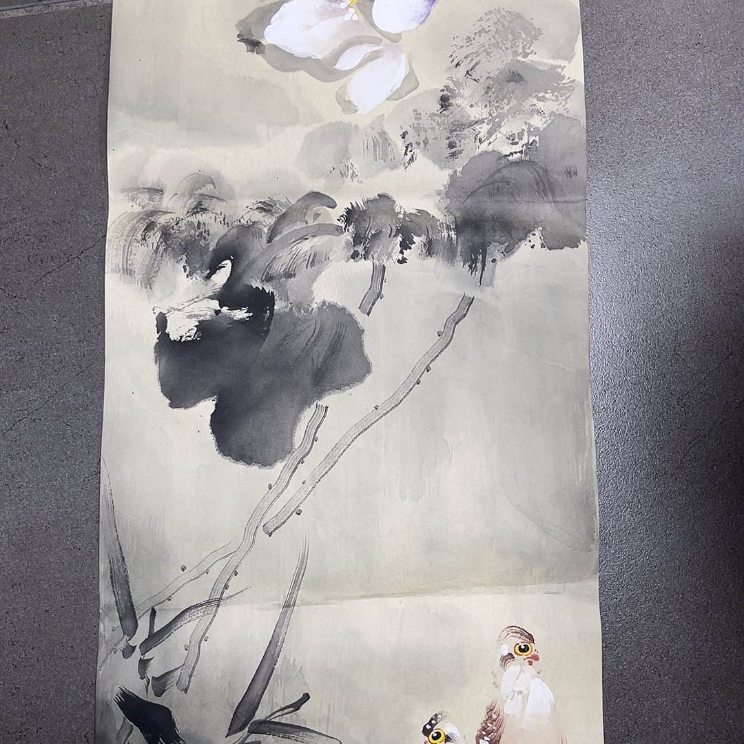 绘画左进伟作品花鸟