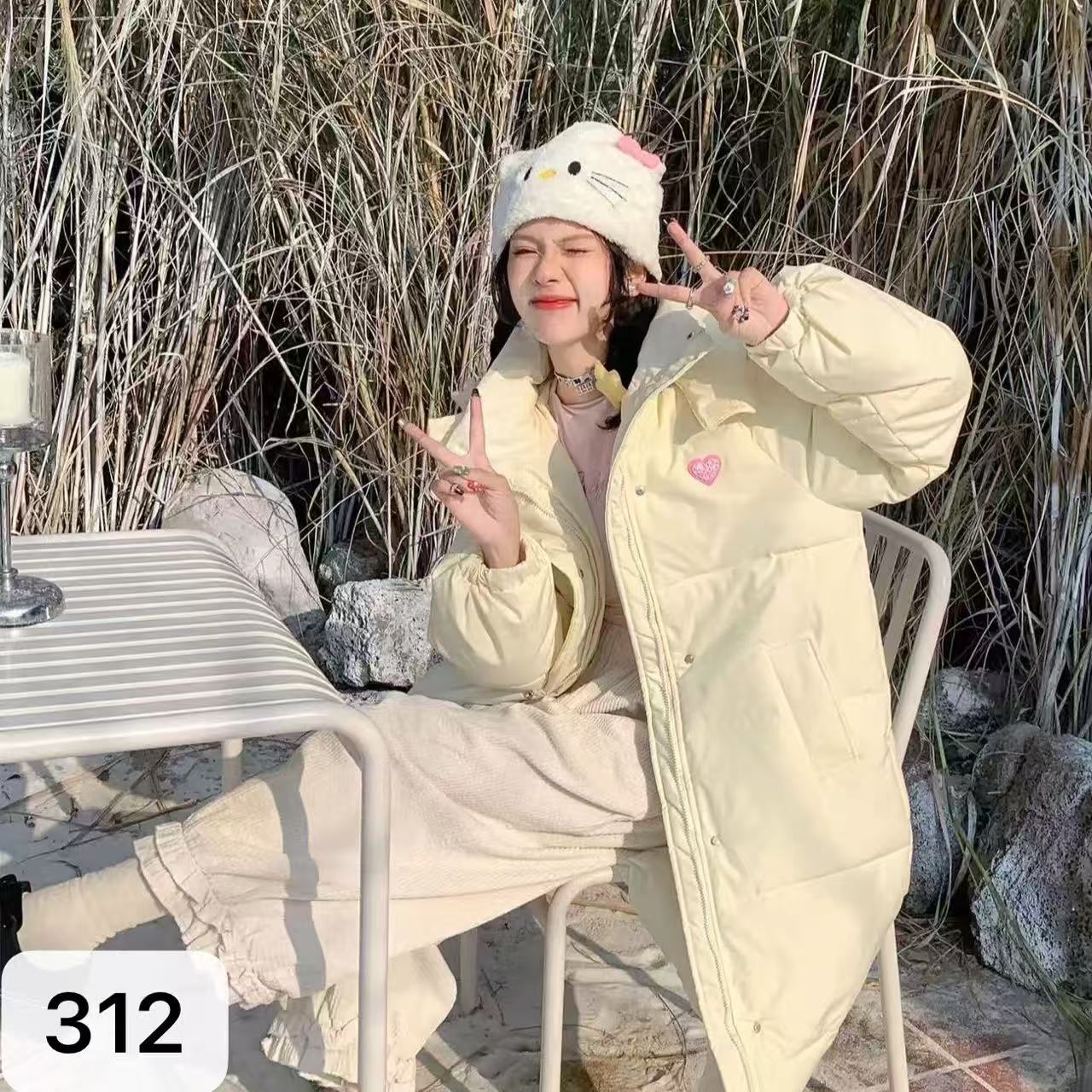 【3】女士潮流冬季时尚休闲显瘦保暖韩版情侣面包服棉衣外套女