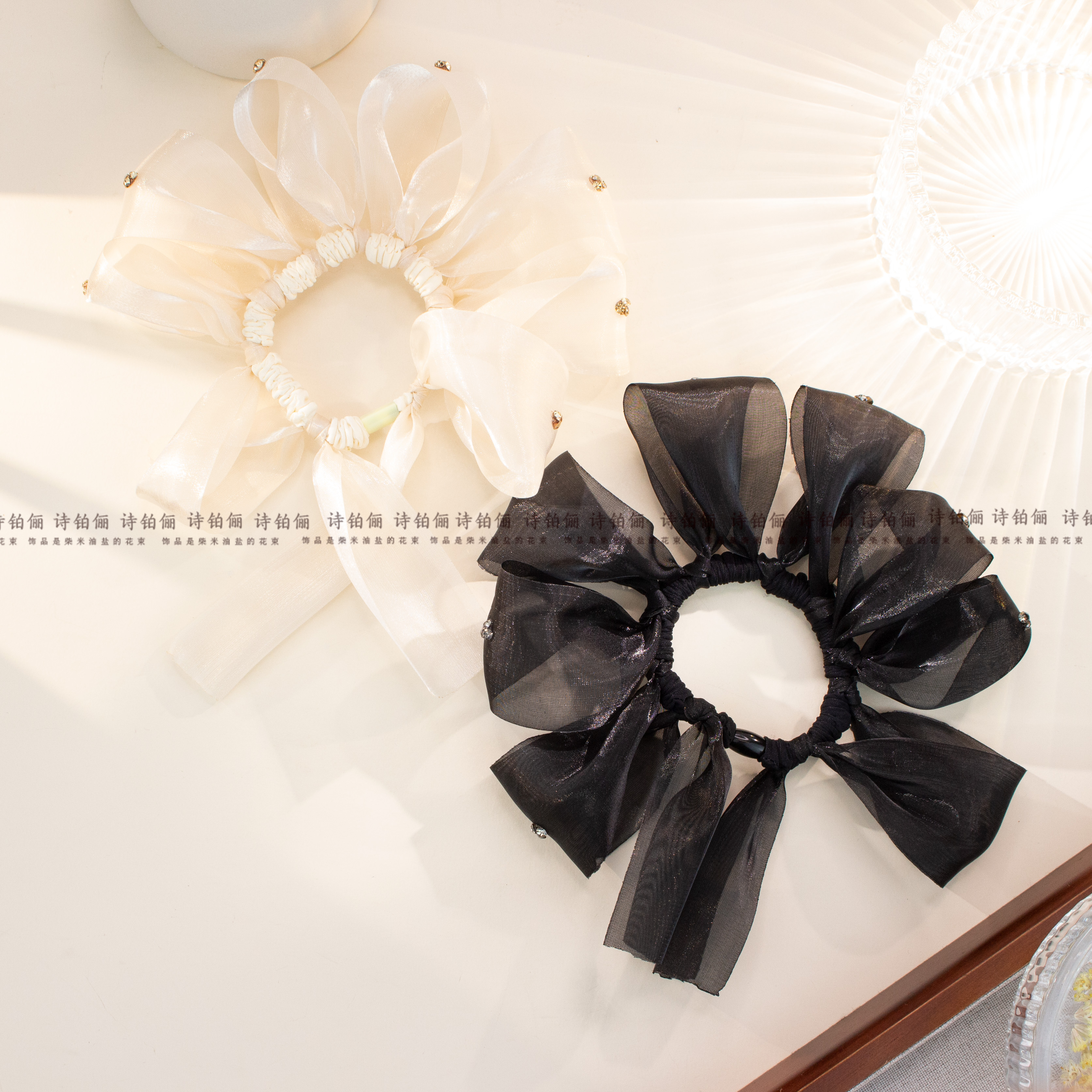 网纱仙女手工原创设计日韩发圈发绳小香风甜美风SG2389