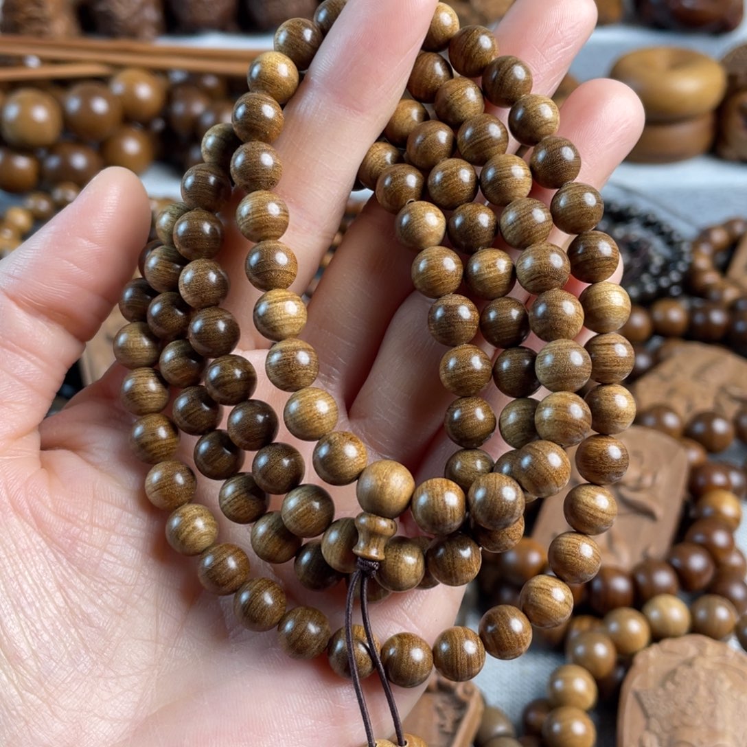 木老山檀香0.8多圈手串