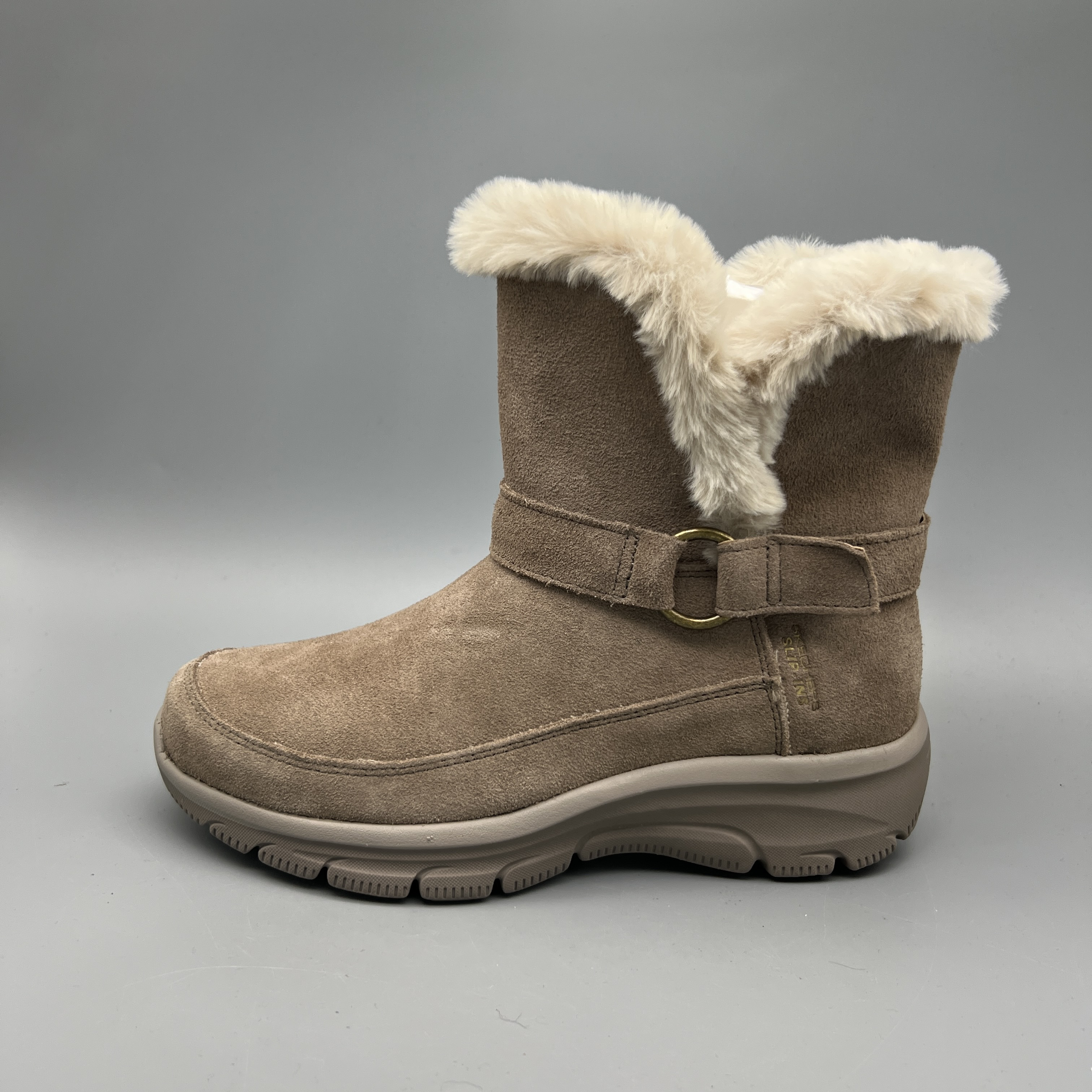 skechers/斯凯奇 sk004 卡其休闲靴 时尚百搭 潮流