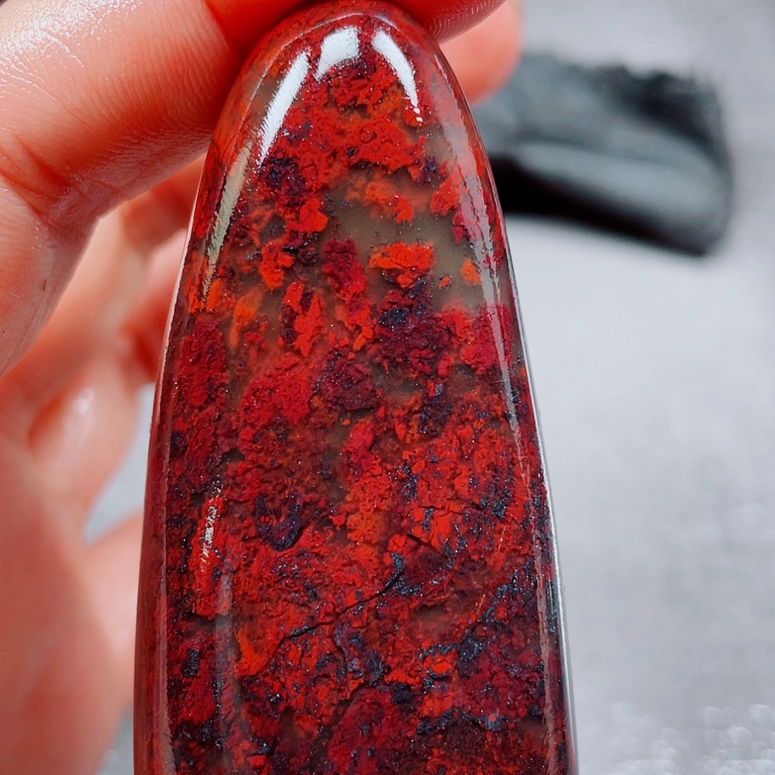 玉桂林鸡血玉印章镇尺26