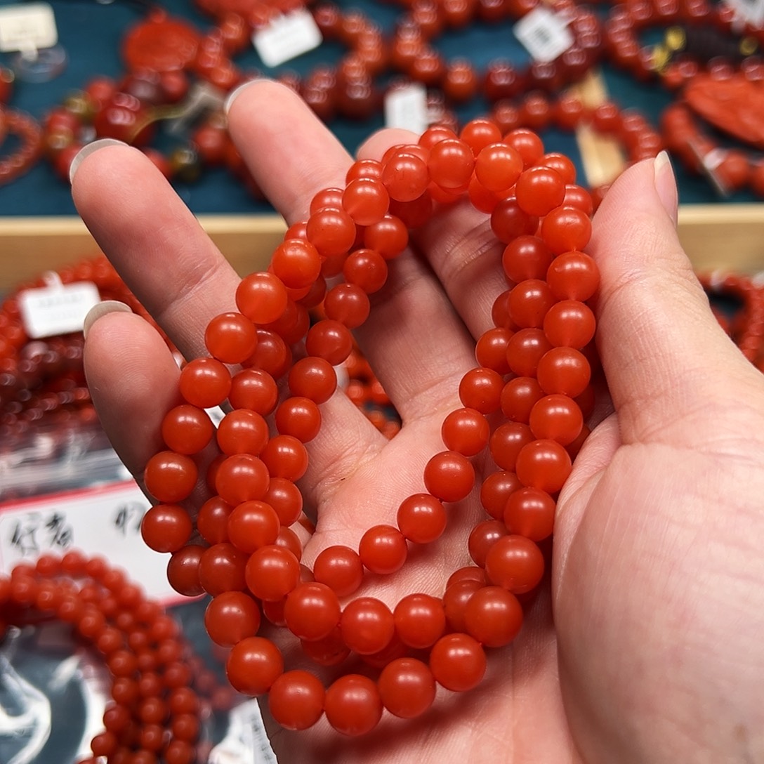 未镶嵌手串南红玛瑙