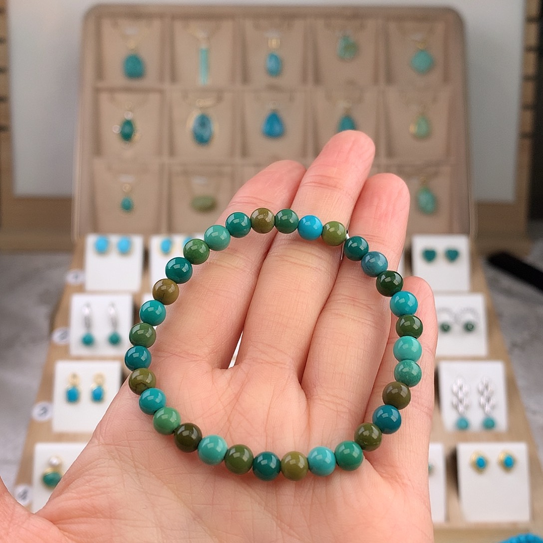 绿松石未镶嵌手链
