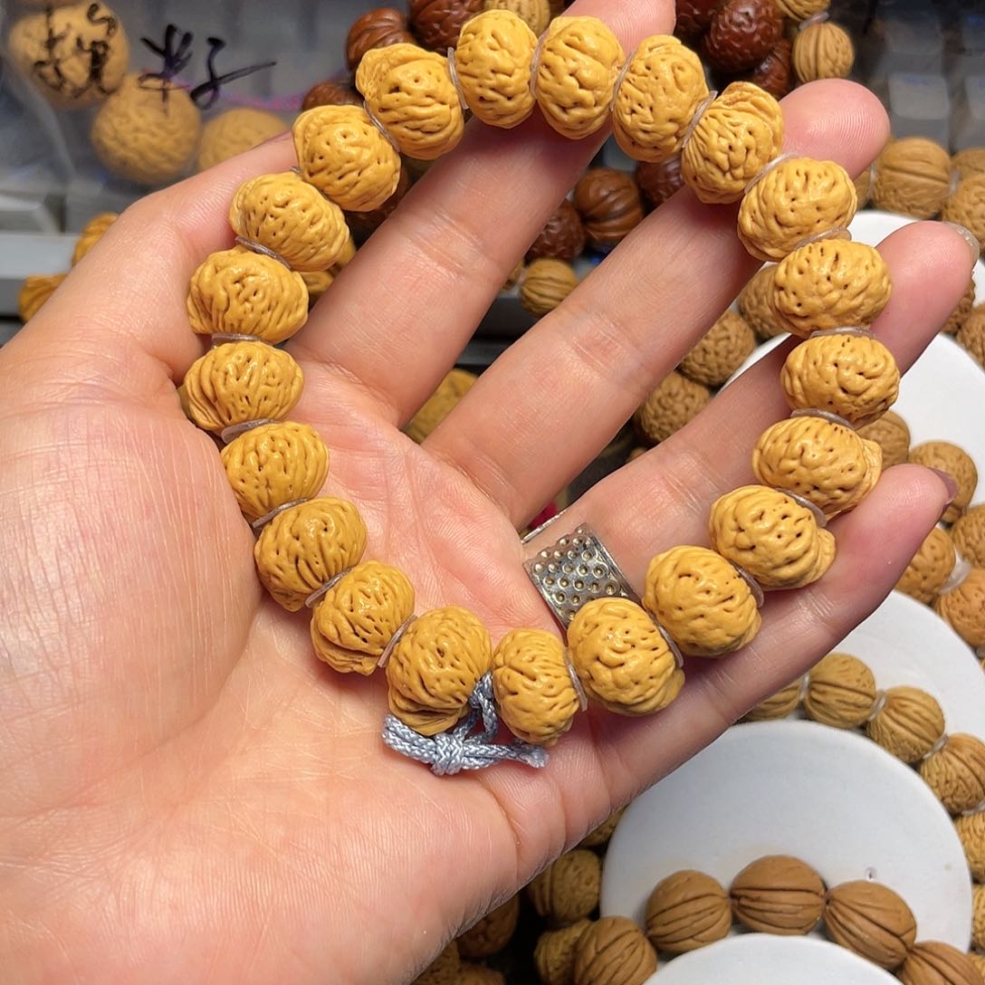 桃木桃核手串15+蟠桃