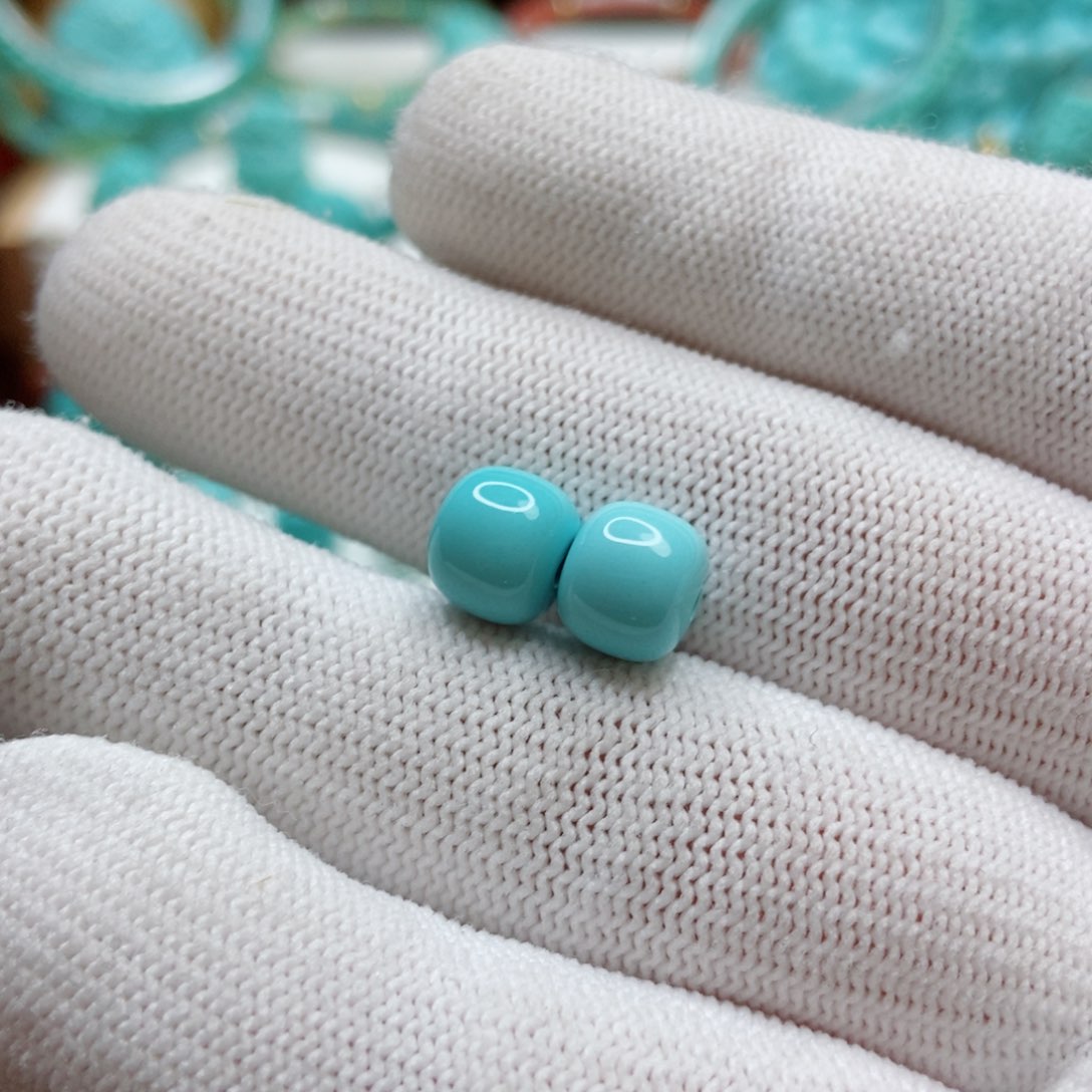 绿松石珠子未镶嵌君****泽