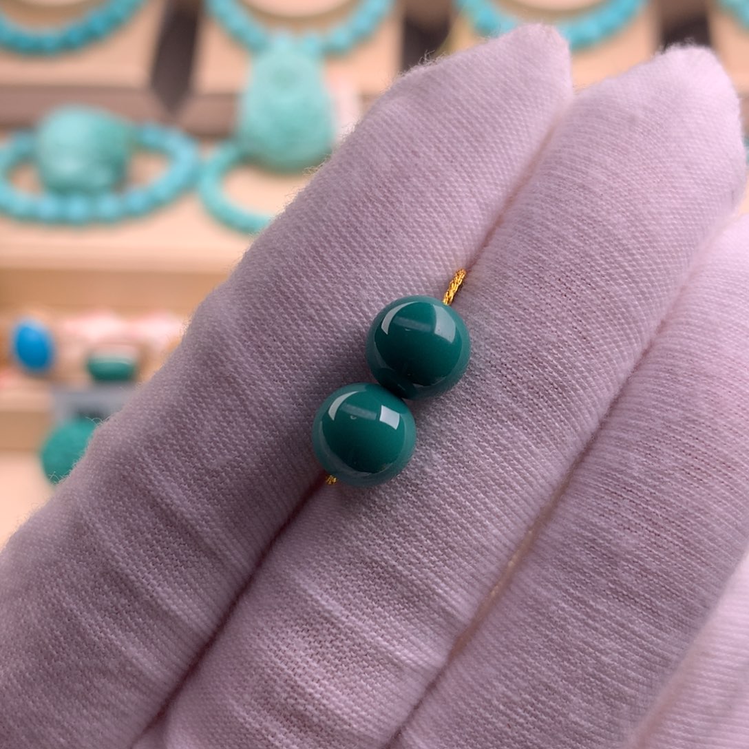 未镶嵌绿松石珠宝奇石8.2