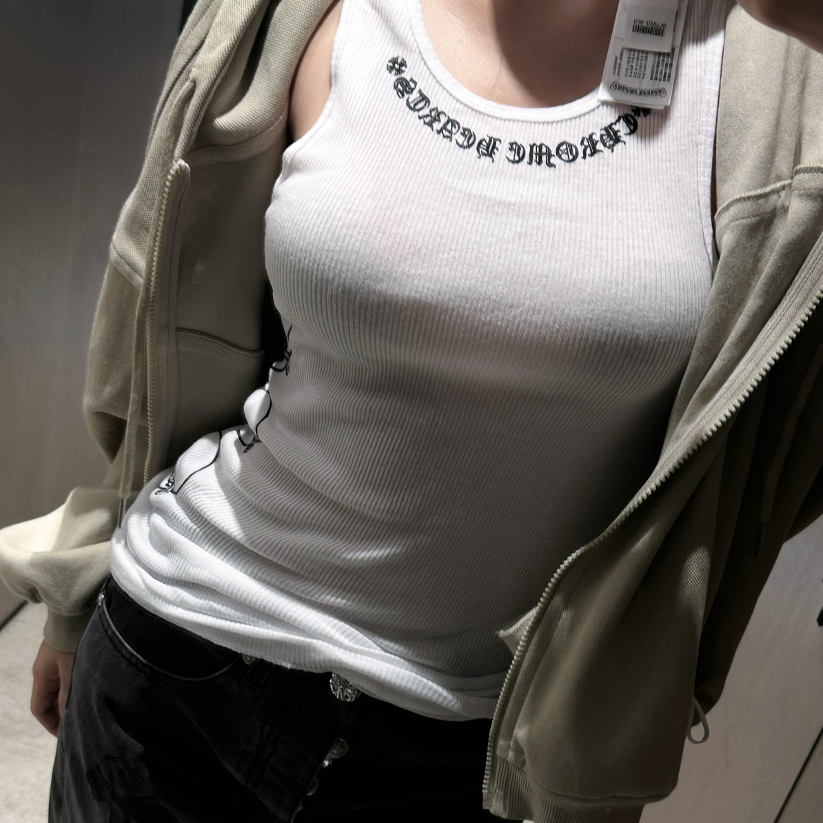 17shop 女款 直播专属  一体 背心 克*