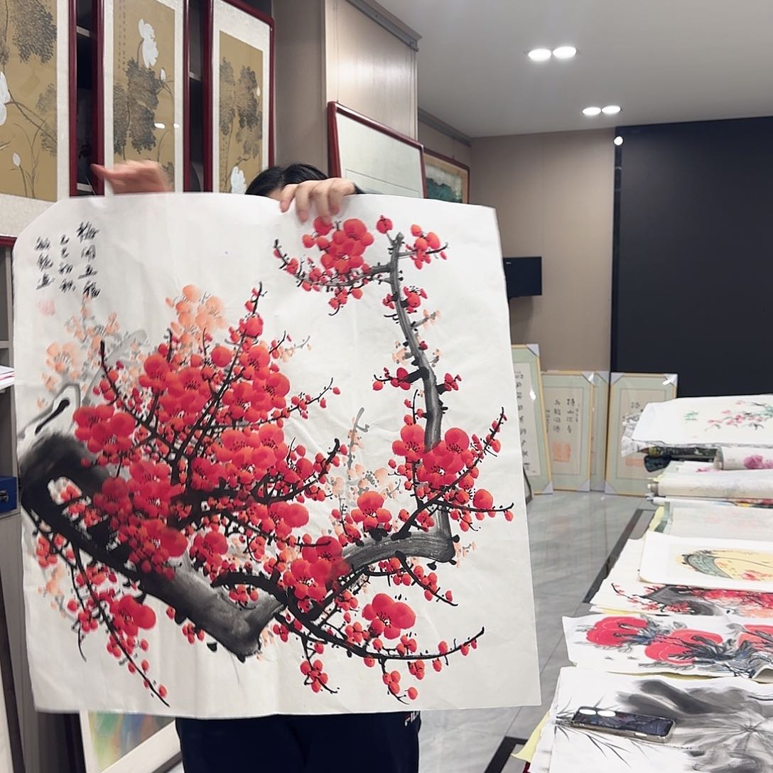 国画国画作品多次