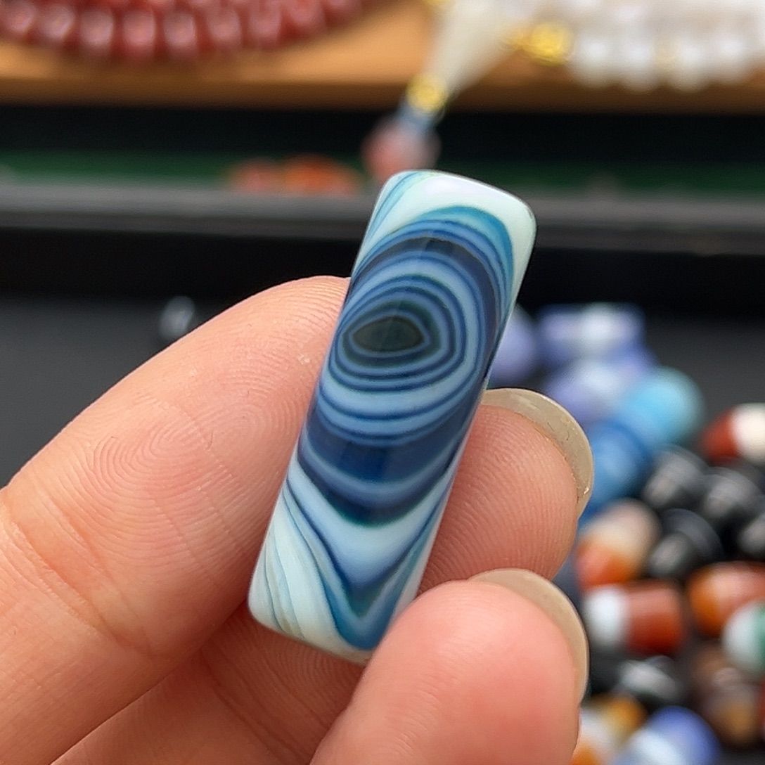 玛瑙/玉髓合金单珠