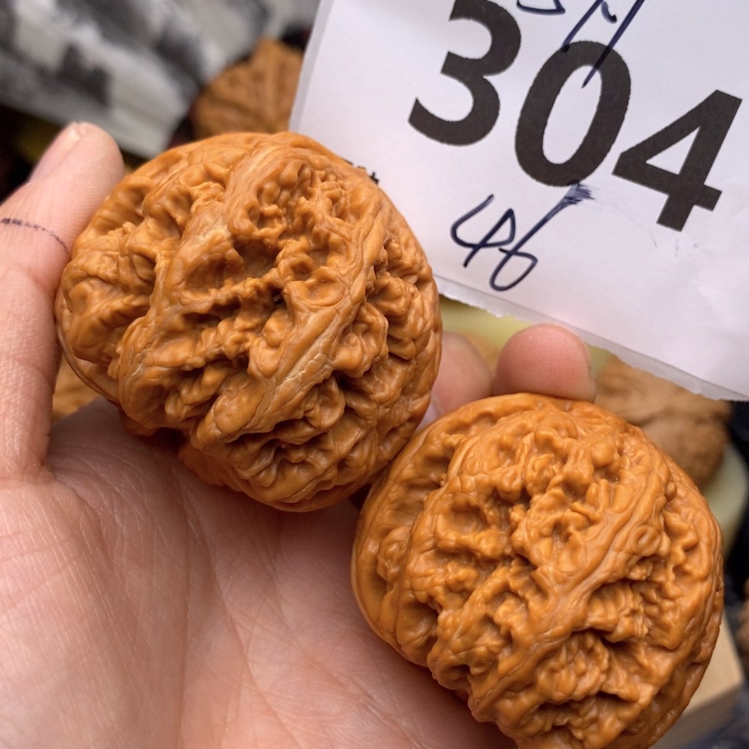 文玩核桃把件304号46粗筋