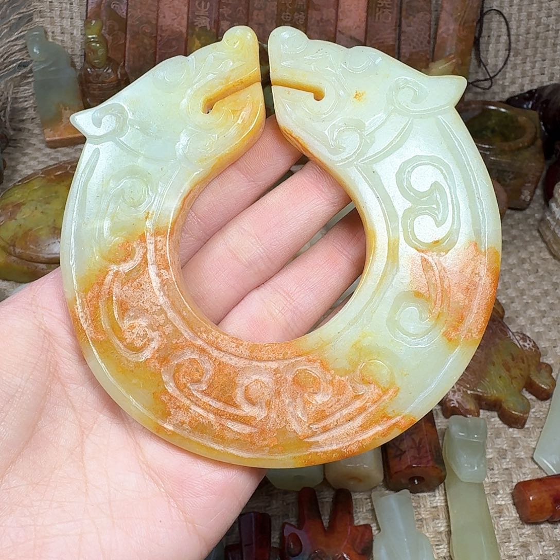 白玉菩提吊坠挂件