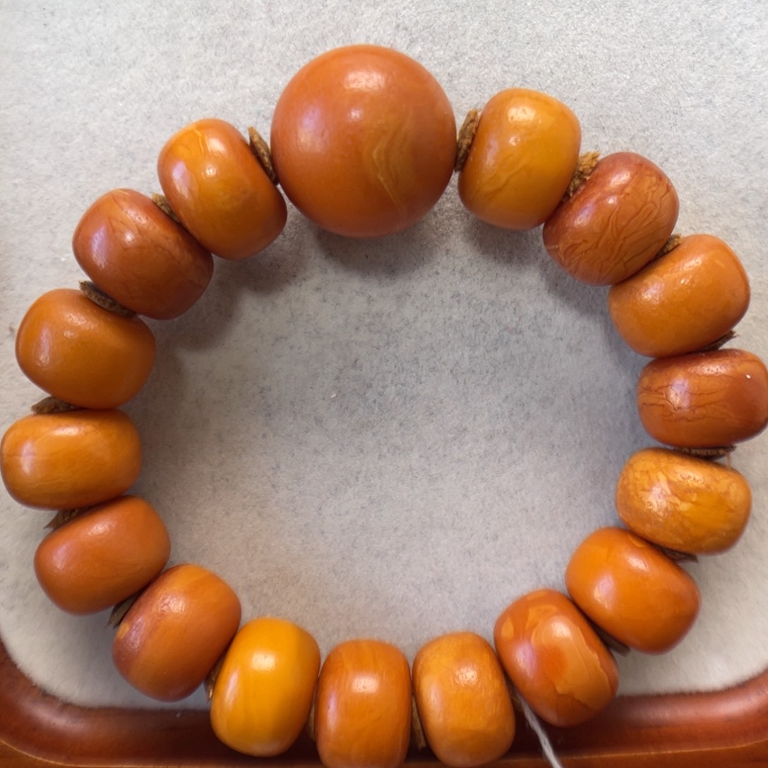 蜜蜡未镶嵌手串蜜蜡