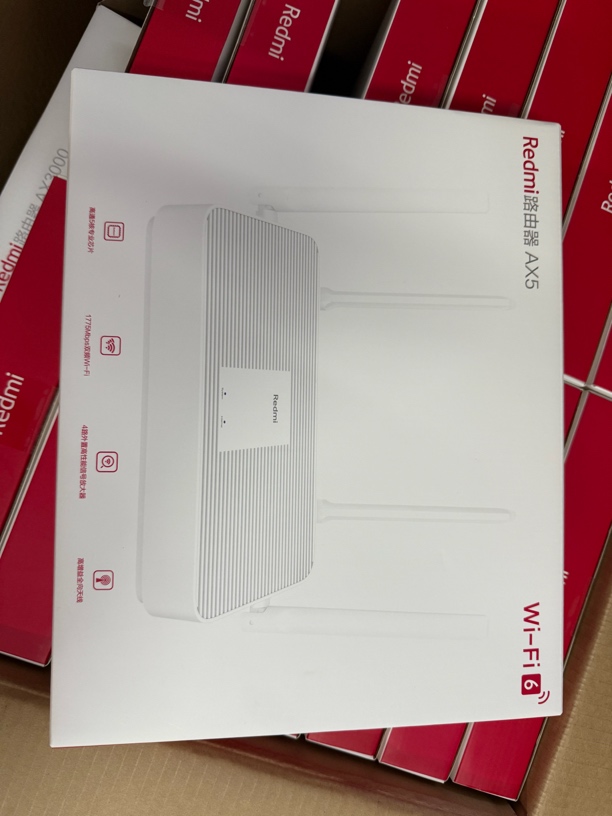 未拆封 Xiaomi/小米 Redmi红米小米路由器AX5高速wifi65G双频Mesh