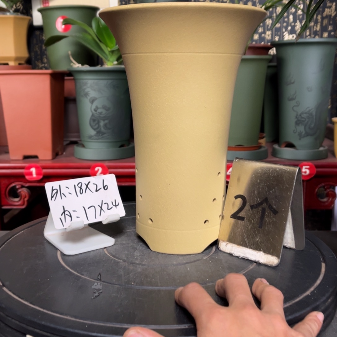 紫砂花盆紫砂花盆