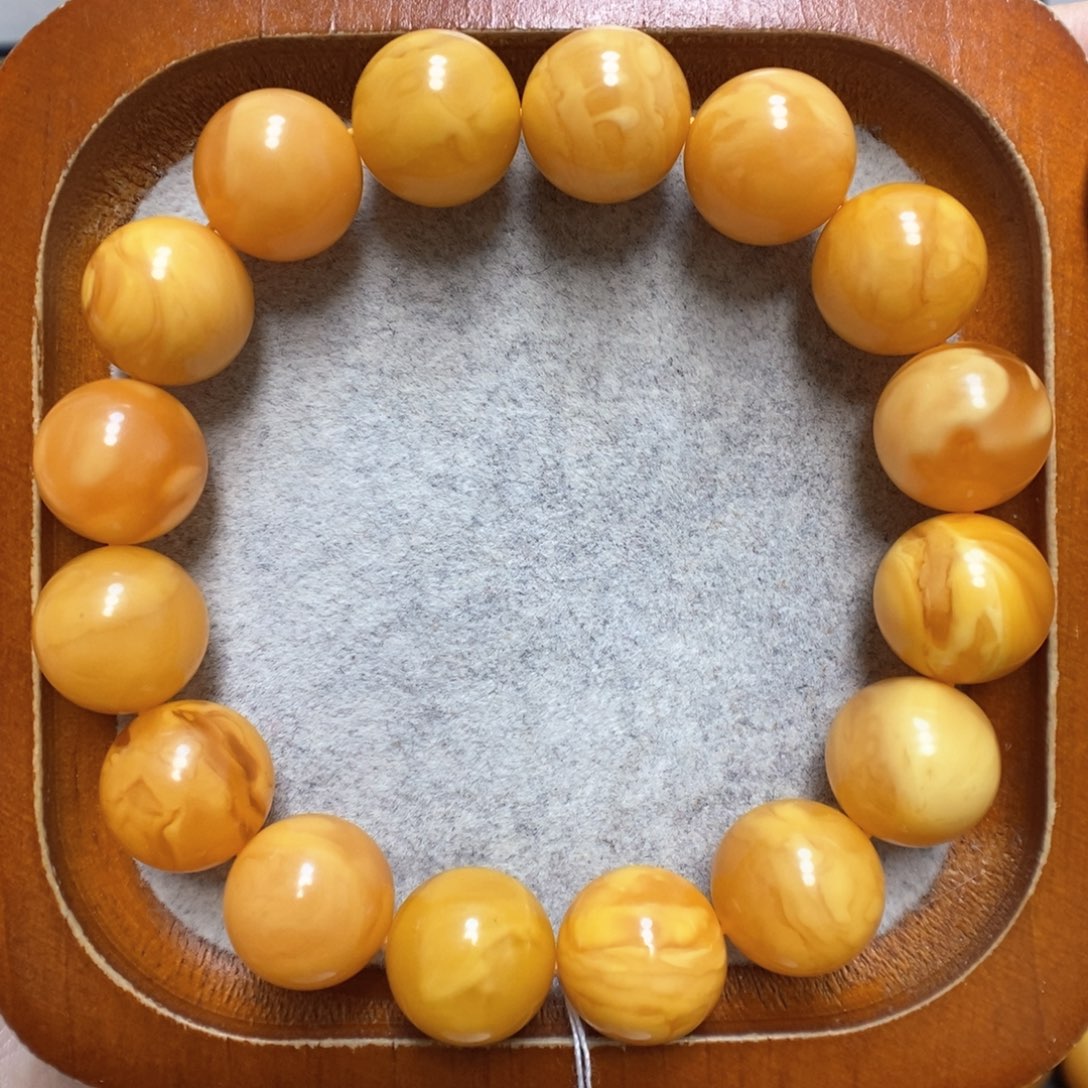 蜜蜡手串未镶嵌蜜蜡手串