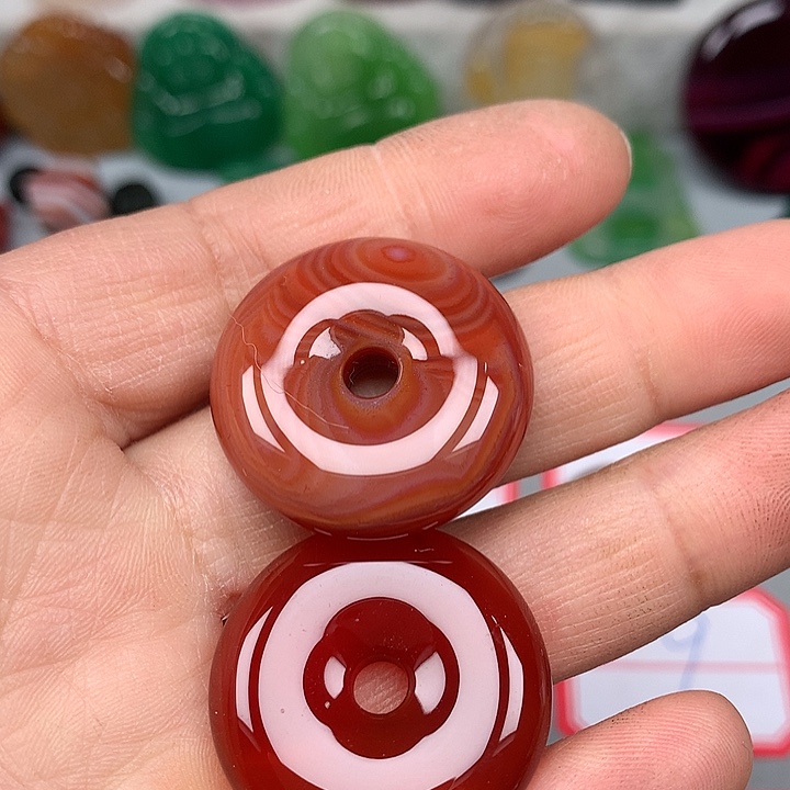 尼***花玛瑙/玉髓未镶嵌颈饰