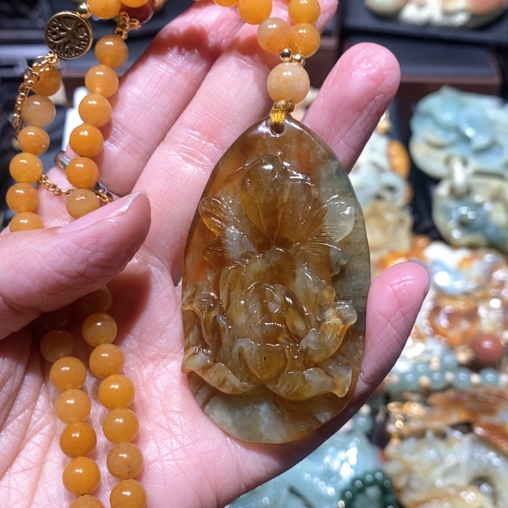 岫玉毛衣链未镶嵌