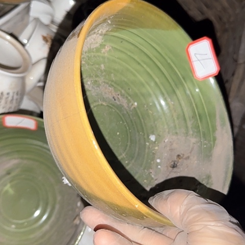 瓷片国营厂库存微瑕17.5厘米4